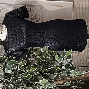 Diane Von Furstenberg Black Lace Dress